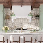 Amira Taupe Patterned Porcelain Tile | Tile Club