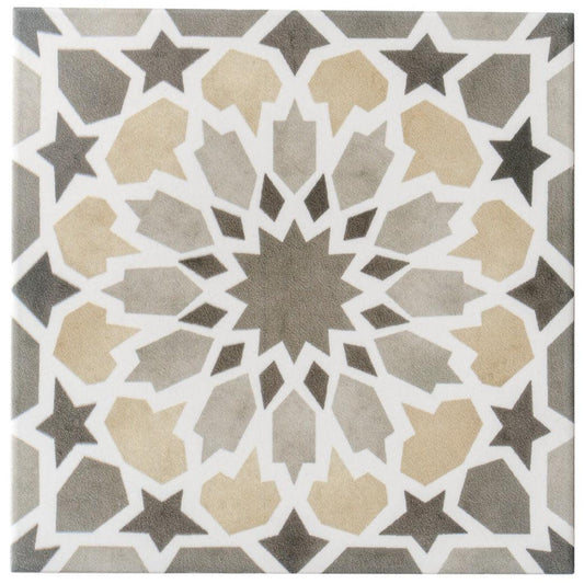 Amira Taupe Decorative Porcelain Tile