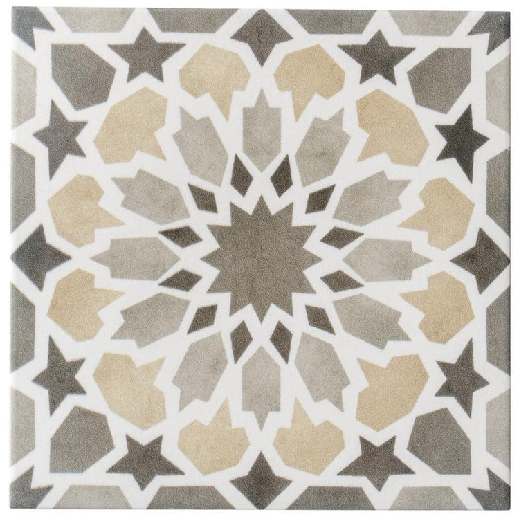 Amira Taupe Decorative Porcelain Tile