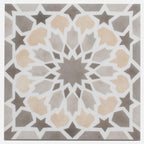 Amira Taupe Patterned Porcelain Tile | Tile Club