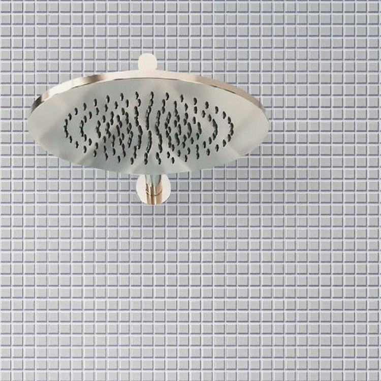 Ash Grey Squares Glass Pool Tile | Tile Club