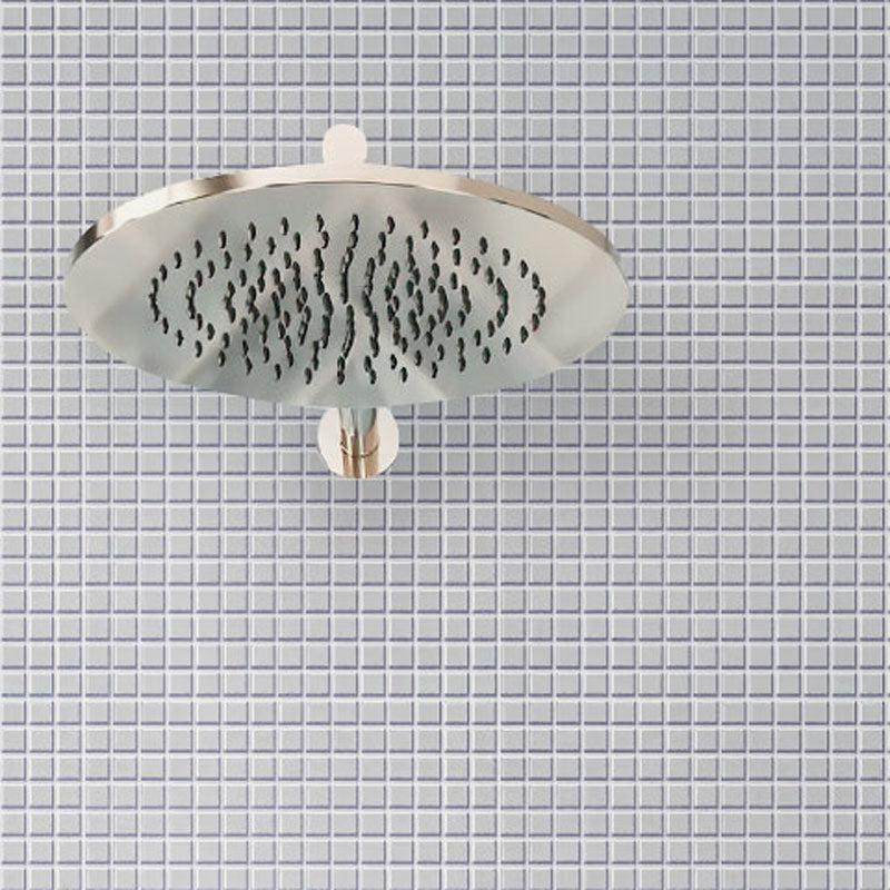 Ash Grey Squares Glass Pool Tile | Tile Club