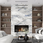 Azra Statuario Blue 24x24 Large Format Porcelain Tile | Tile Club