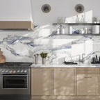 Azra Statuario Blue 24x48 Large Format Porcelain Tile | Tile Club
