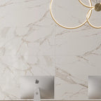 Azra Statuario Coffee 24x48 Large Format Porcelain Tile | Tile Club