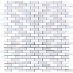Carrara Mini Brick Marble Mosaic Tile
