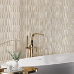 Baldwin Cream Textured Ceramic Kit Kat Tile