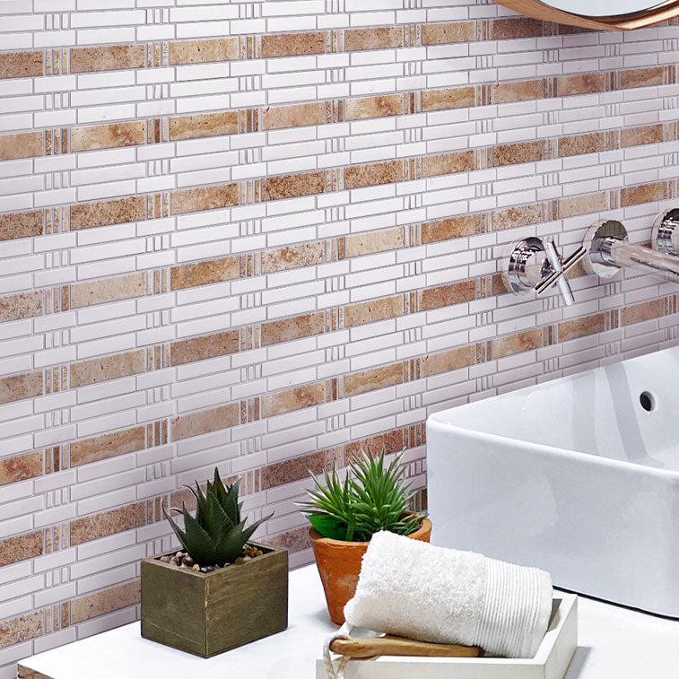Bamboo style marble wall tile