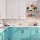 Bamboo Sticks Marble Mosaic Tile | Tile Club