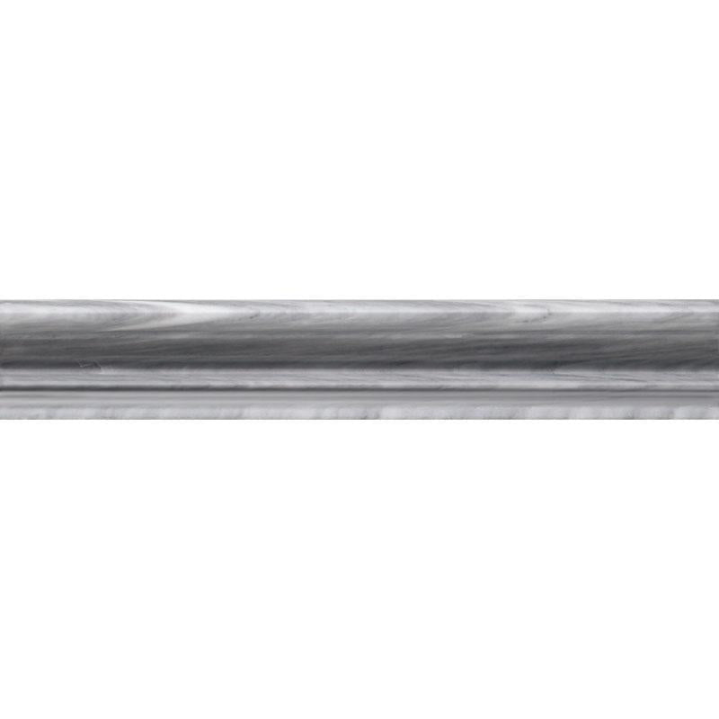 Tile Club | Bardiglio Marble Chair Rail Polished position: 1