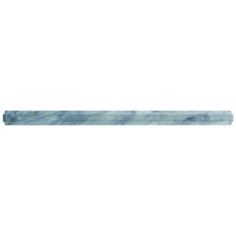 Bardiglio Marble Nova Pencil Liner Polished | Tile Club | Position1
