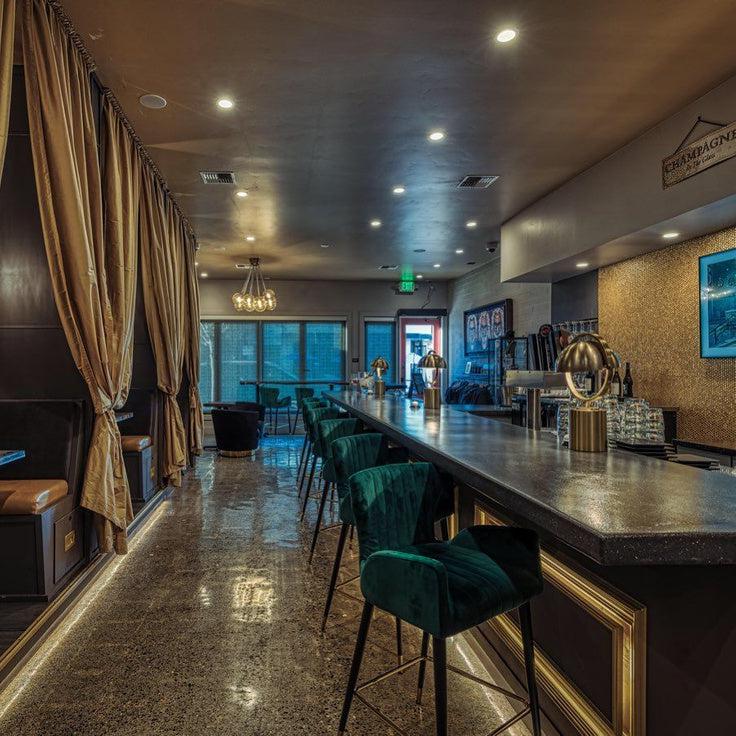 Client Picture - Champagne Bar in Napa Valley
