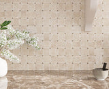 Beige & Cream Marble Tile