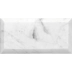Bianco Carrara 3X6 Beveled Marble Tile | Tile Club | Position1