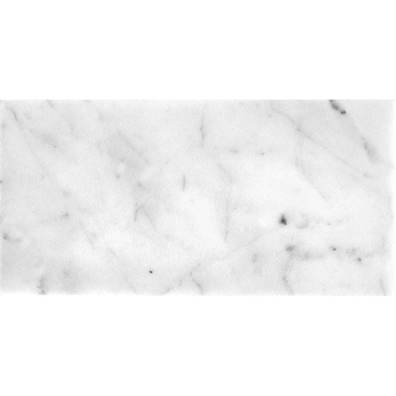 Bianco Carrara 3X6 Polished Marble Subway Tile | Tile Club