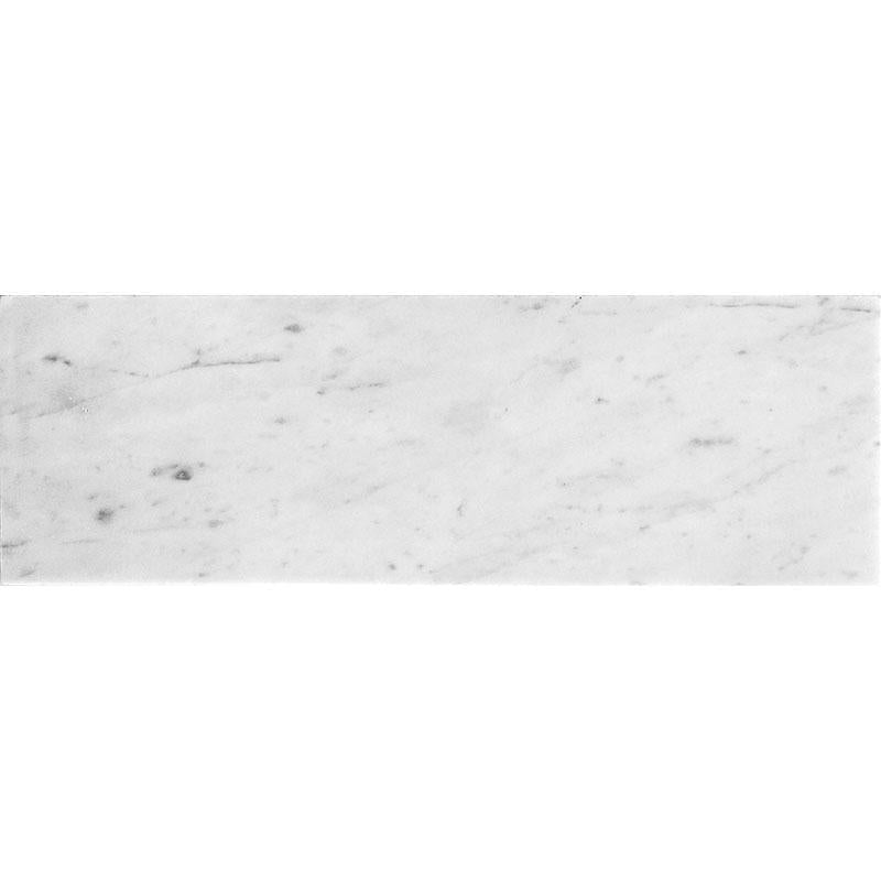 Bianco Carrara 4X12 Honed Marble Tile | Tile Club