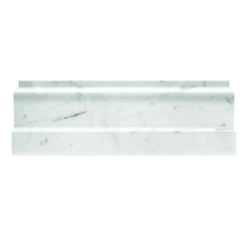 Bianco Carrara Marble Nova Baseboard Polished | Tile Club | Position1