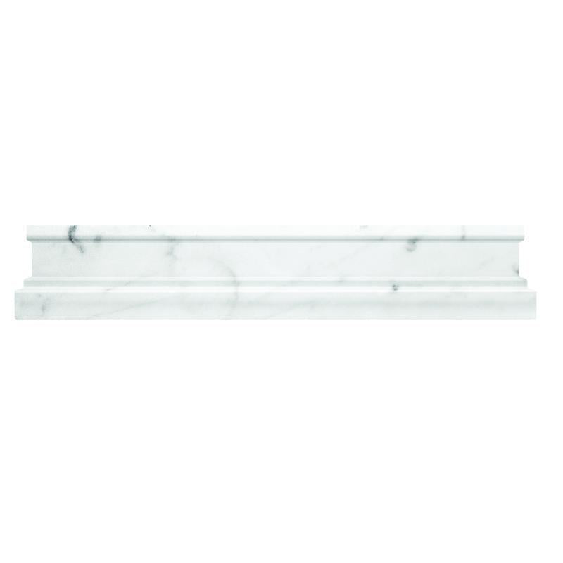 Bianco Carrara Marble Nova Chair Rail Polished | Tile Club | Position1