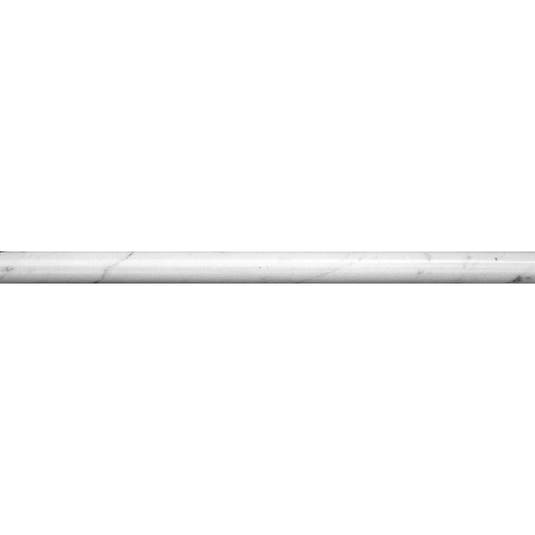 Bianco Carrara Marble Pencil Liner Honed | Tile Club | Position1