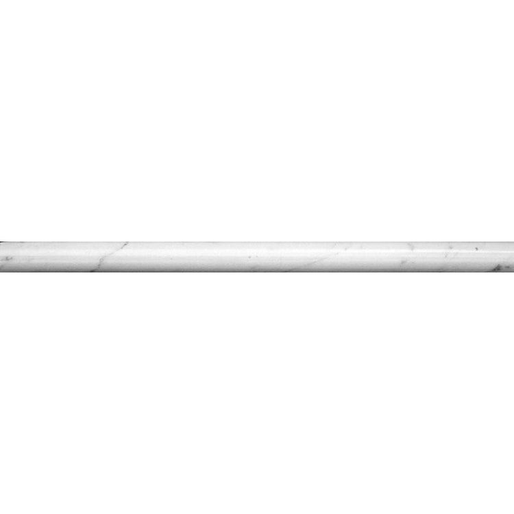 Bianco Carrara Marble Pencil Liner Honed | Tile Club | Position1