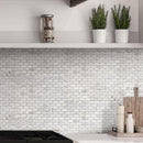 Bianco Carrara Oval Mosaic Tile | Tile Club