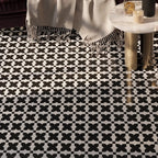 Black and White Marble Stars Mosaic Tile | Tile Club