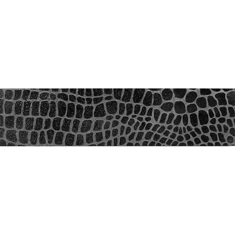 Black Gator Etched Subway Marble Tile | Tile Club | black marble subway tile