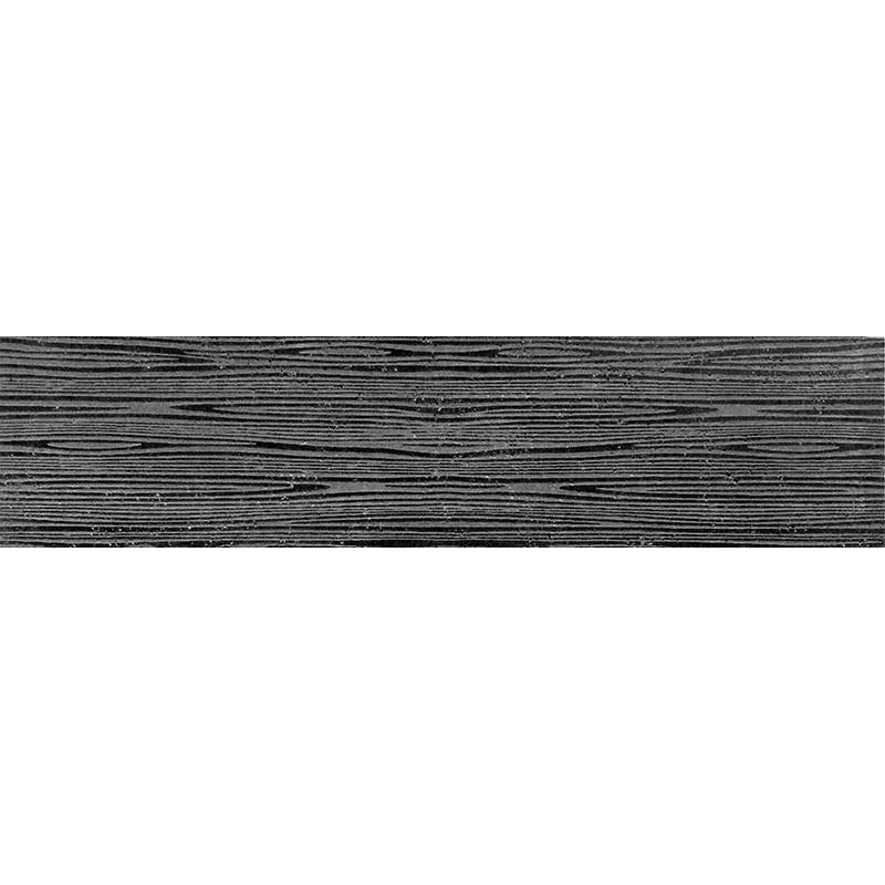 Black Waves Etched Subway Marble Tile | Tile Club 