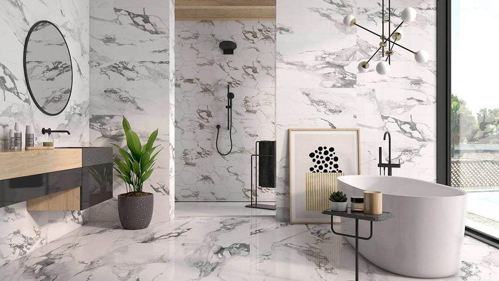 Rectangle Crash Blanco 12x24 Matte | Tile Club