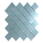 Blue Frost Diamond Glass Mosaic Tile | Tile Club
