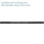 Blue Wooden Glass Subway Mosaic Tile | Tile Club