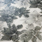 Bluma Floral Green Etched Marble Mosaic | Tile Club