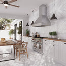 Boldara Bianco Marble Look Porcelain Tile Sample 24x24 | Tile Club