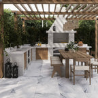 Boldara Blue Marble Look Porcelain Tile 24x24 | Tile Club