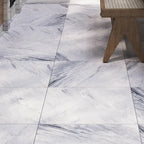Boldara Blue Marble Look Porcelain Tile 24x24 | Tile Club