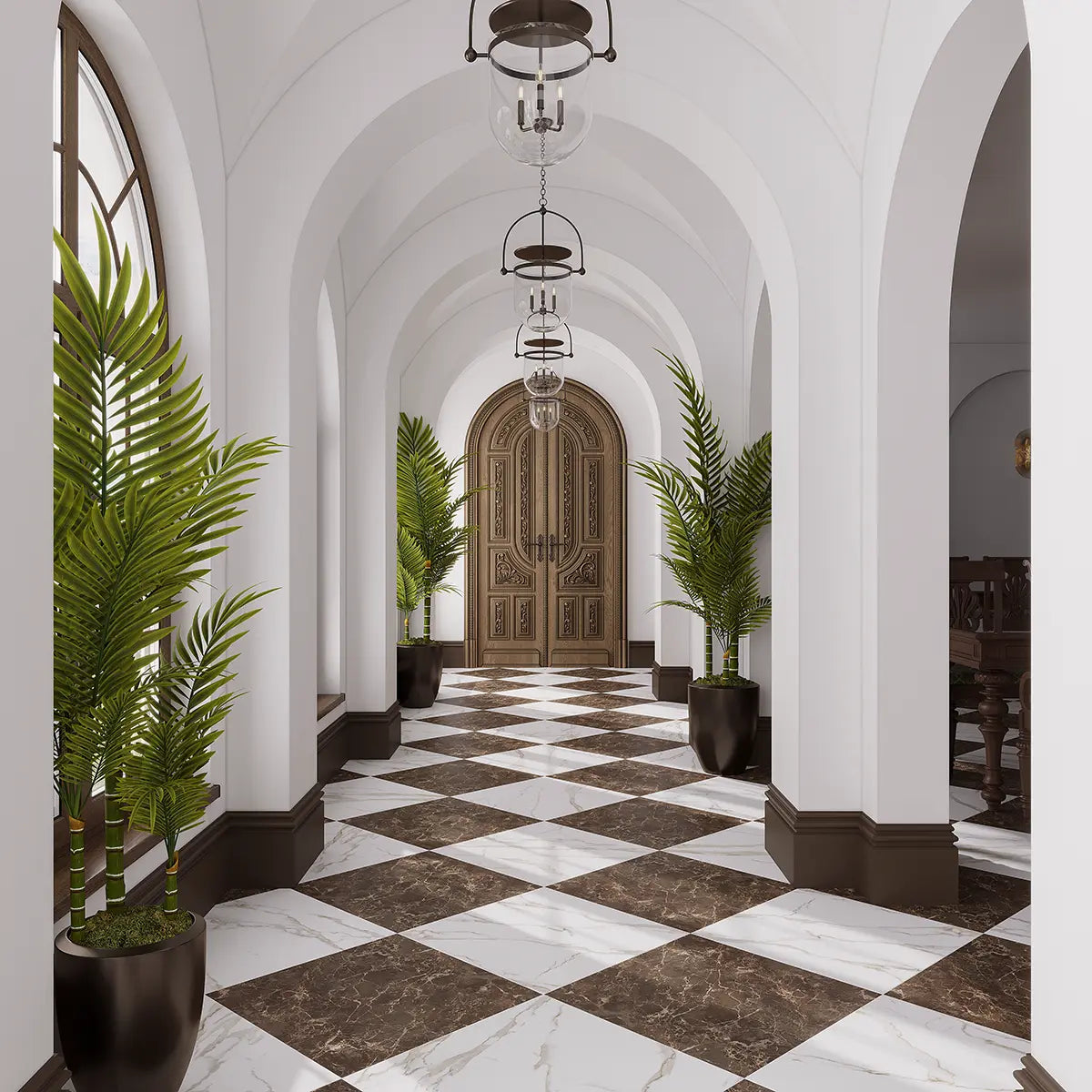 Boldara Bruno Marble Look Porcelain Tile 24x24 | Tile Club