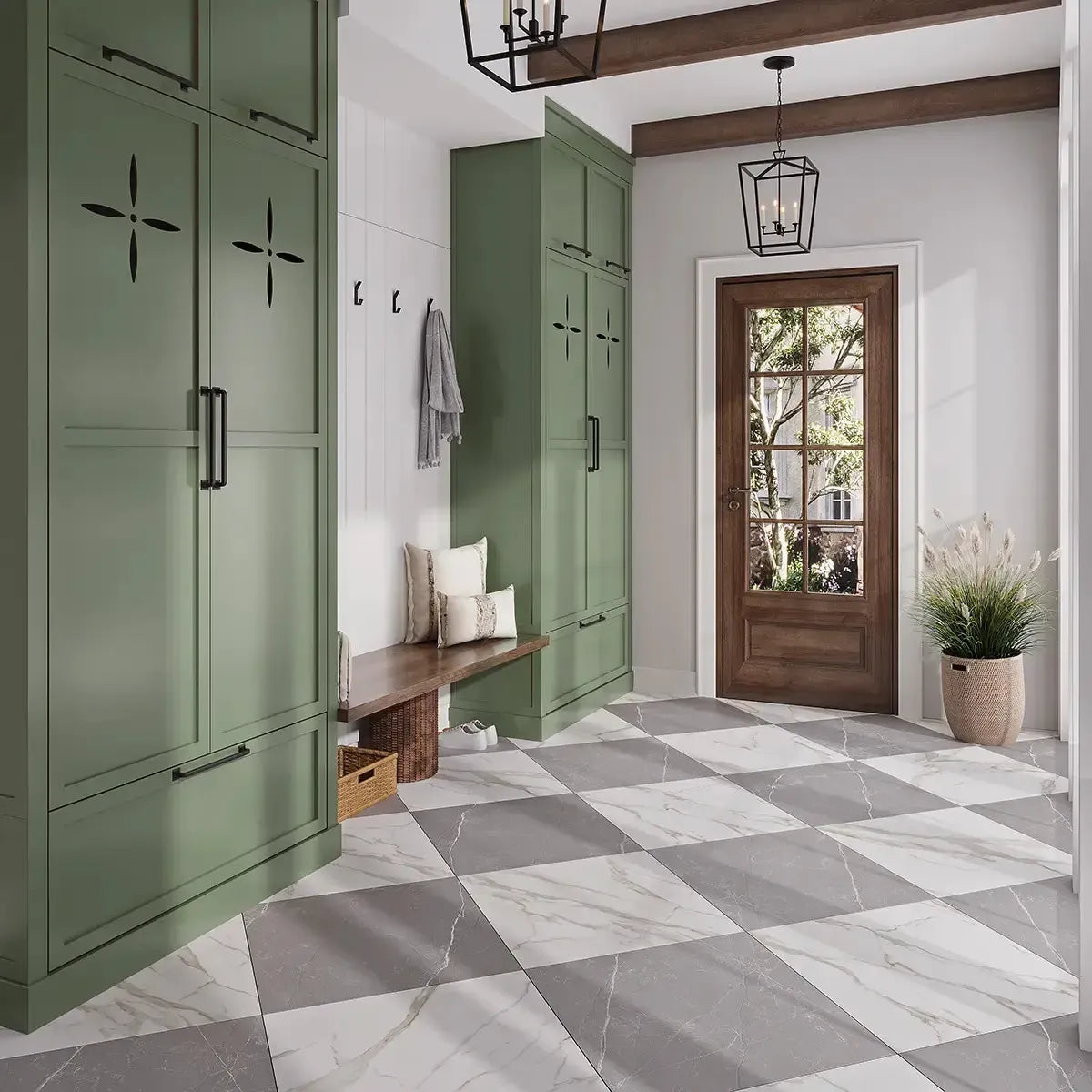 Boldara Cenere Marble Look Porcelain Tile 24x24 | Tile Club