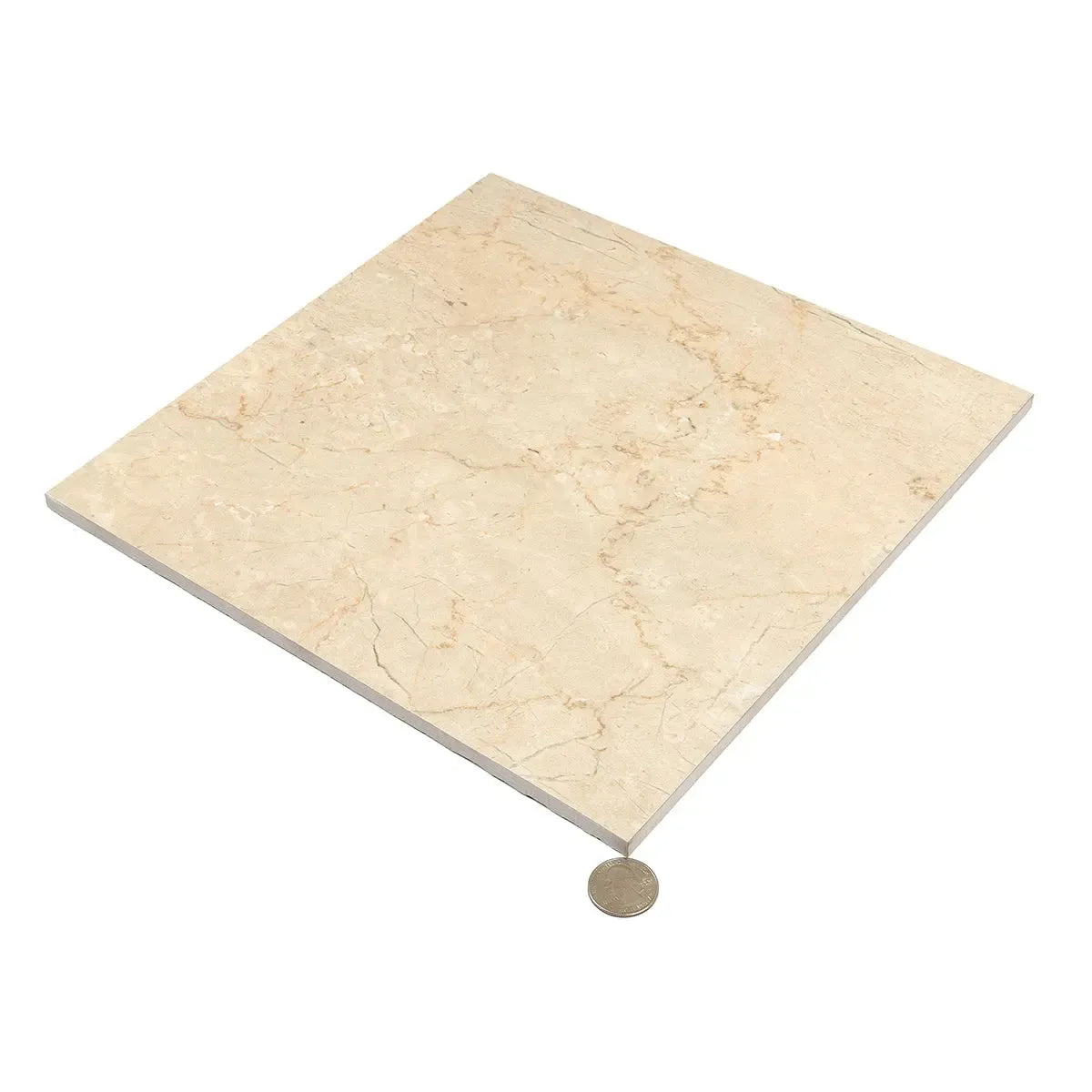 Boldara Crema Marble Look Porcelain Tile 12x12 | Tile Club