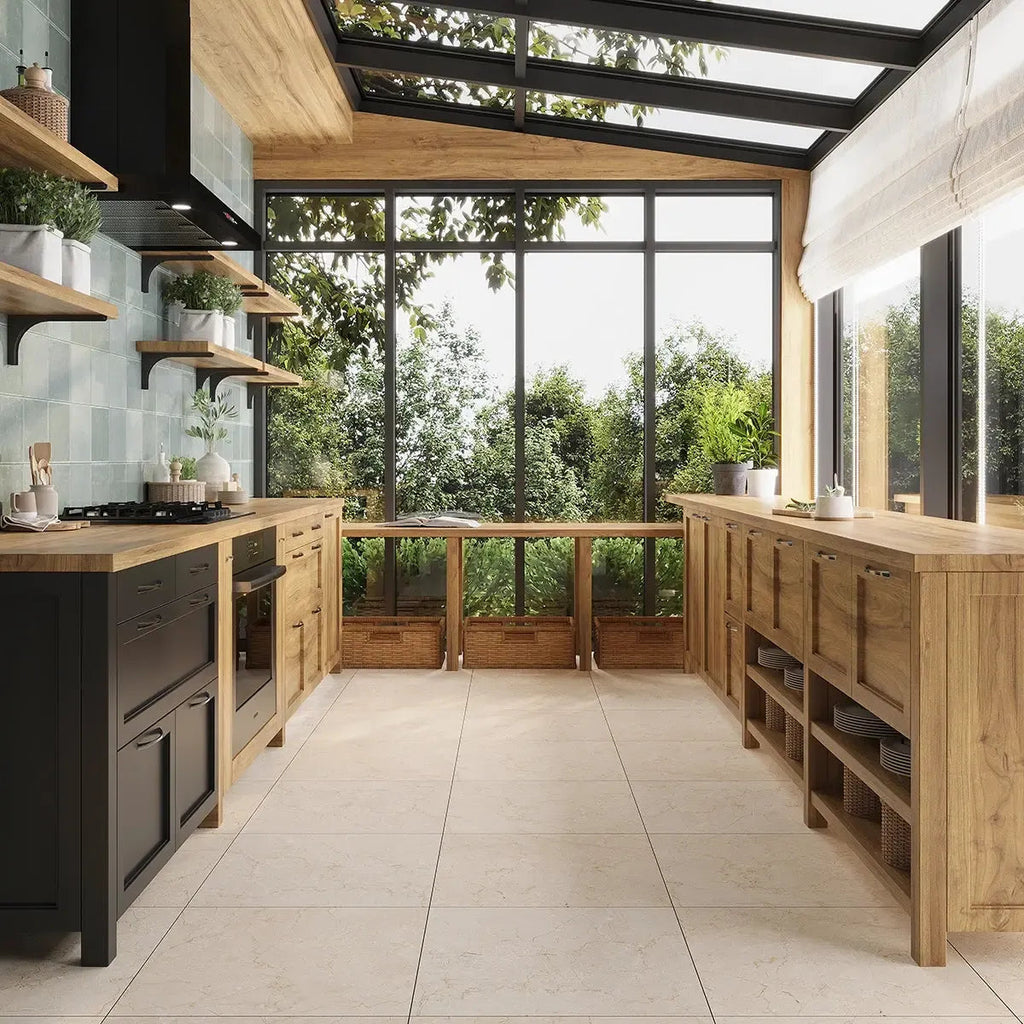 Boldara Crema Marble Look Porcelain Tile 24x24 | Tile Club