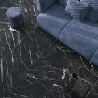 Boldara Nero Marble Look Porcelain Tile 24x48 | Tile Club