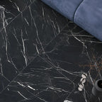 Boldara Nero Marble Look Porcelain Tile 24x48 | Tile Club