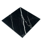 Boldara Nero Marble Look Porcelain Tile 12x12 | Tile Club