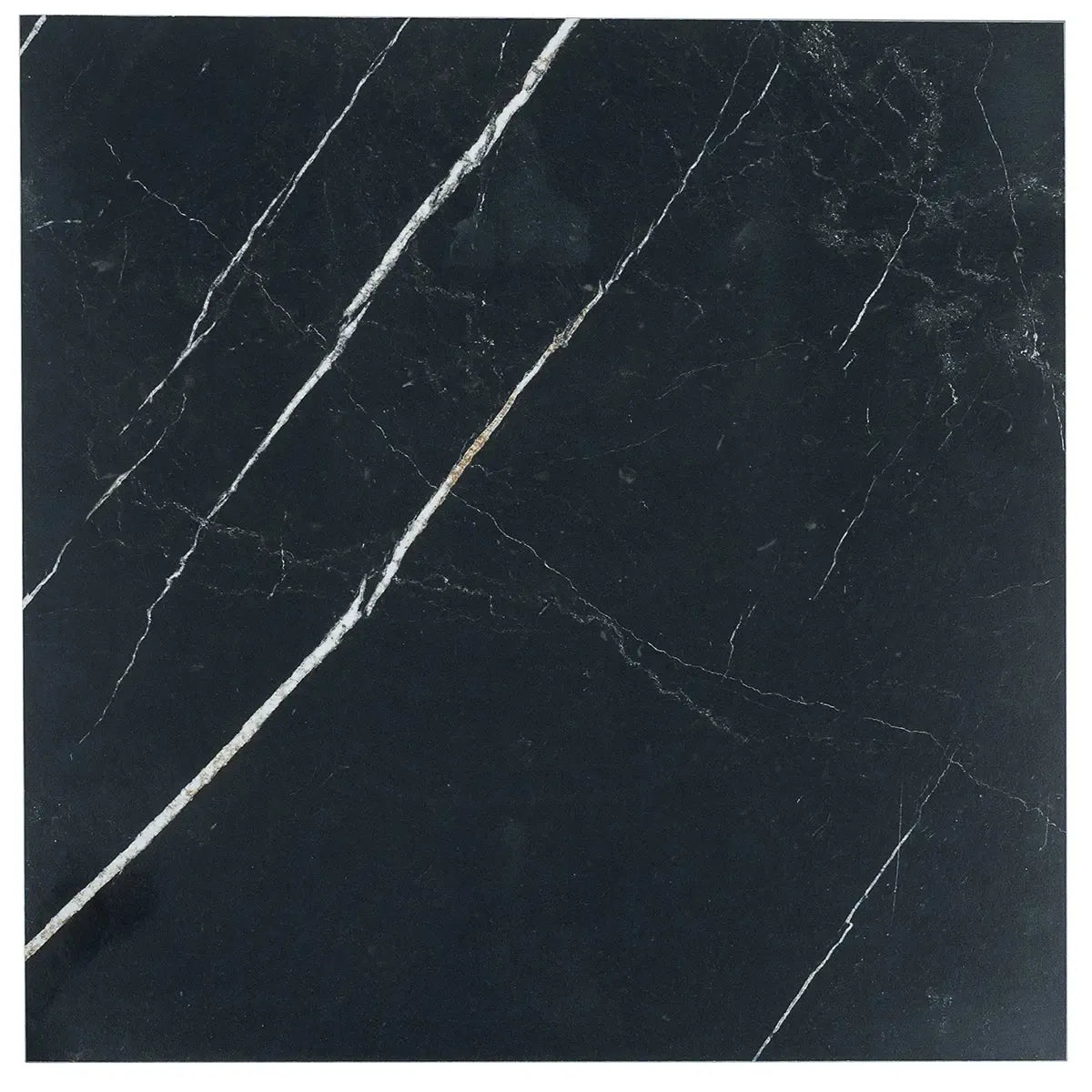 Boldara Nero Marble Look Porcelain Tile 12x12 | Tile Club