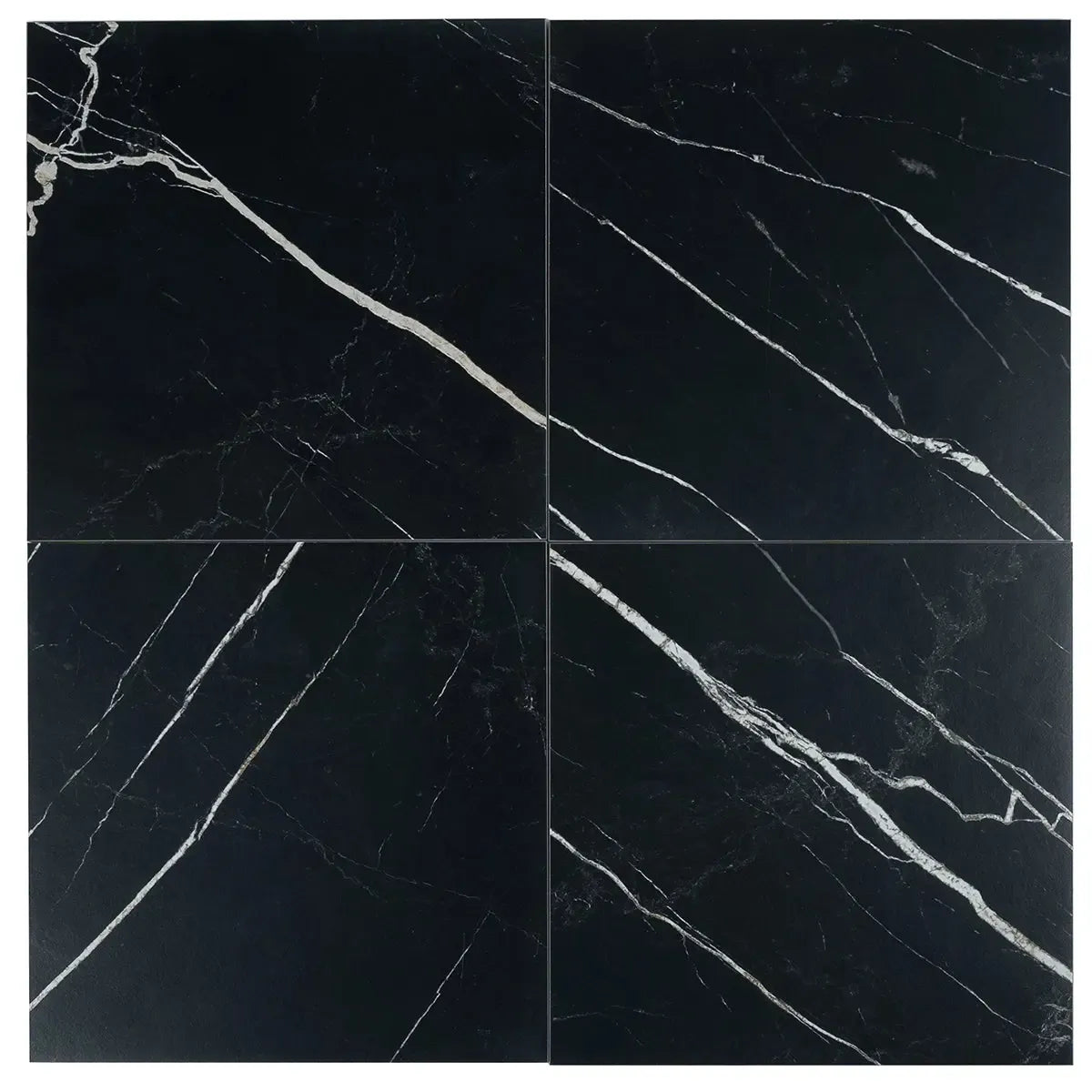 Boldara Nero Marble Look Porcelain Tile 12x12 | Tile Club