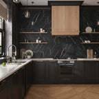 Boldara Nero Marble Look Porcelain Tile 24x48 | Tile Club