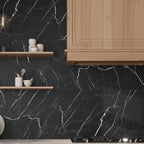 Boldara Nero Marble Look Porcelain Tile 24x48 | Tile Club