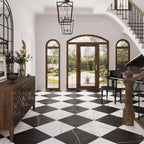 Boldara Nero Marble Look Porcelain Tile 24x24 | Tile Club