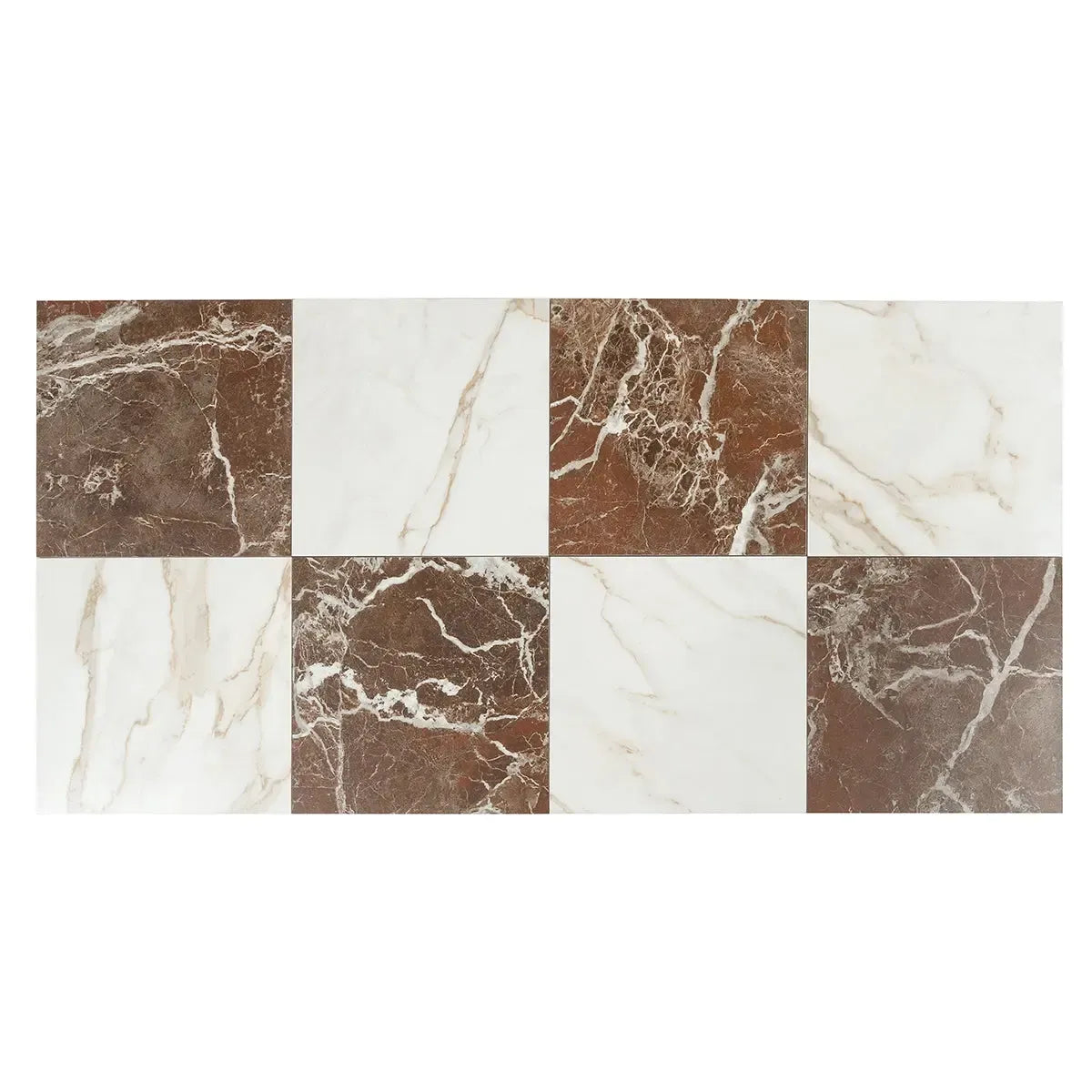 Boldara Rosso Marble Look Porcelain Tile 12x12 | Tile Club
