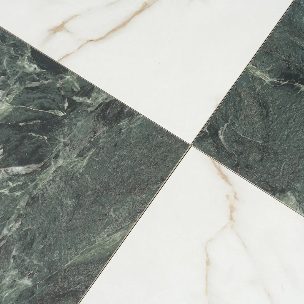 Boldara Verde Marble Look Porcelain Tile 12x12 | Tile Club