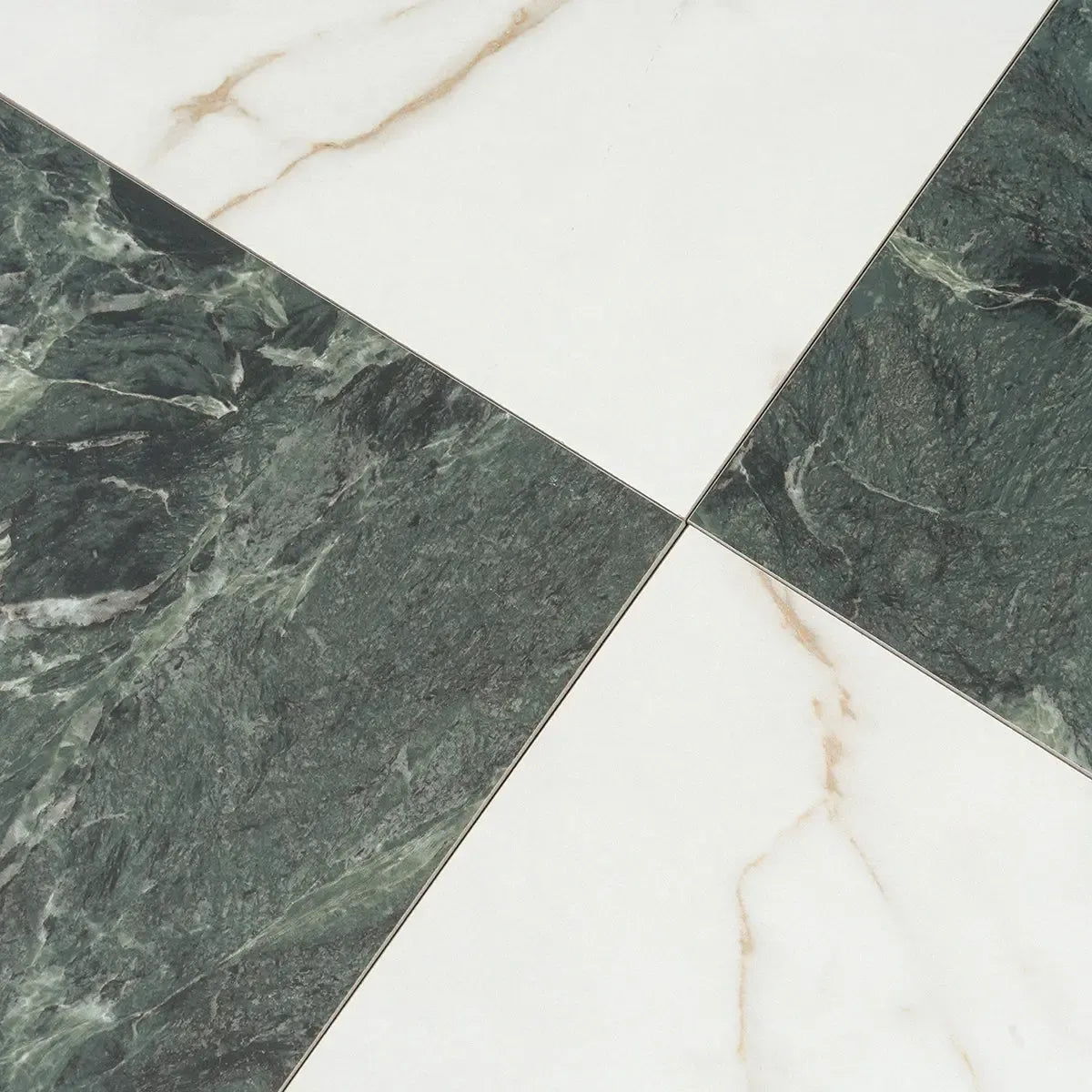 Boldara Verde Marble Look Porcelain Tile 12x12 | Tile Club